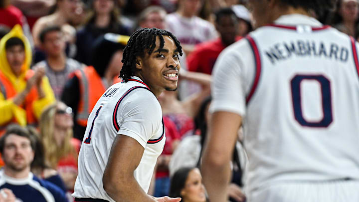 Gonzaga Bulldogs senior forward Michael Ajayi. Gonzaga Bulldogs senior forward Michael Ajayi.