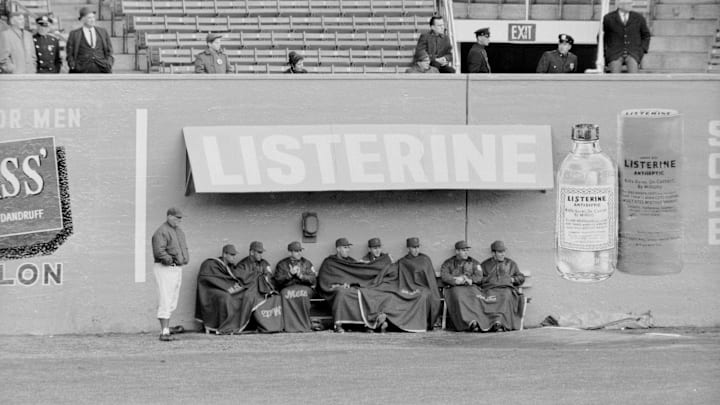 The Mets Bullpen At The Polo Grounds