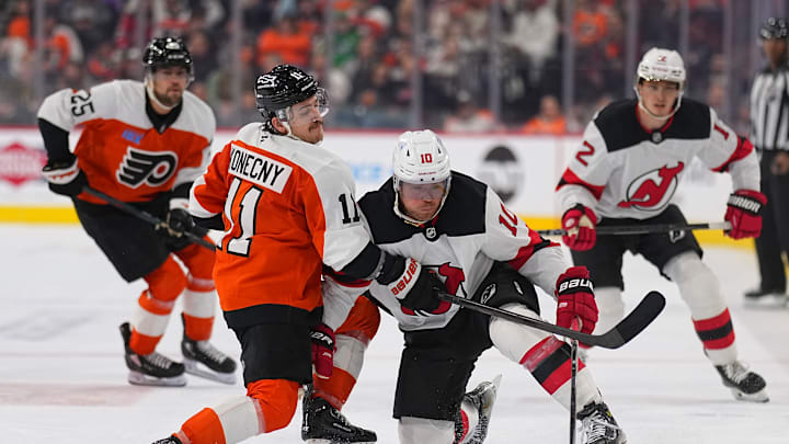 New Jersey Devils v Philadelphia Flyers