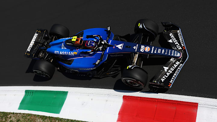 Carlos Sainz, Williams, during Friday practice for the 2025 Formula 1 Italian Grand Prix at Autodrome Nazionale Monza, Monza. Carlos Sainz, Williams, during Friday practice for the 2025 Formula 1 Italian Grand Prix at Autodrome Nazionale Monza, Monza.