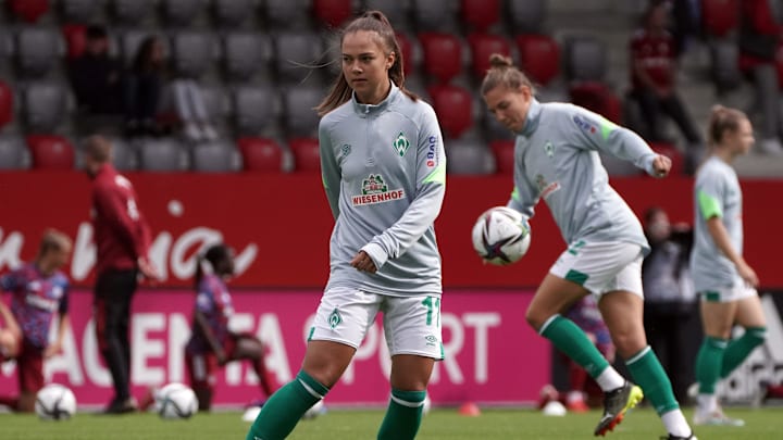 Bremens Maja Sternad schoss ihre Farben zum ersten Saisonsieg Bremens Maja Sternad schoss ihre Farben zum ersten Saisonsieg