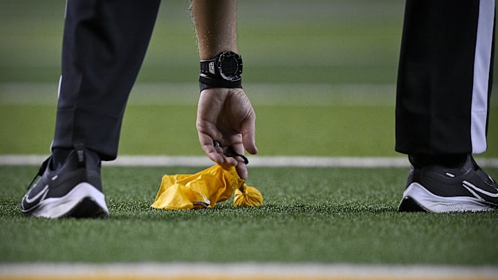 Flagging the Bears but not their opponents has been a common occurrence in games this season.