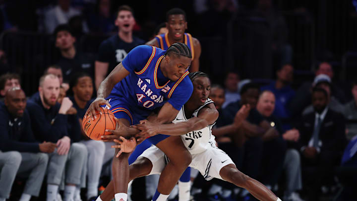  Kansas Jayhawks center Flory Bidunga 
