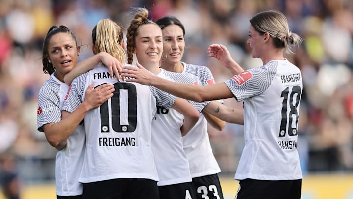 Die Eintracht will sich in der UWCL-Quali für eine starke Bundesliga-Saison belohnen Die Eintracht will sich in der UWCL-Quali für eine starke Bundesliga-Saison belohnen