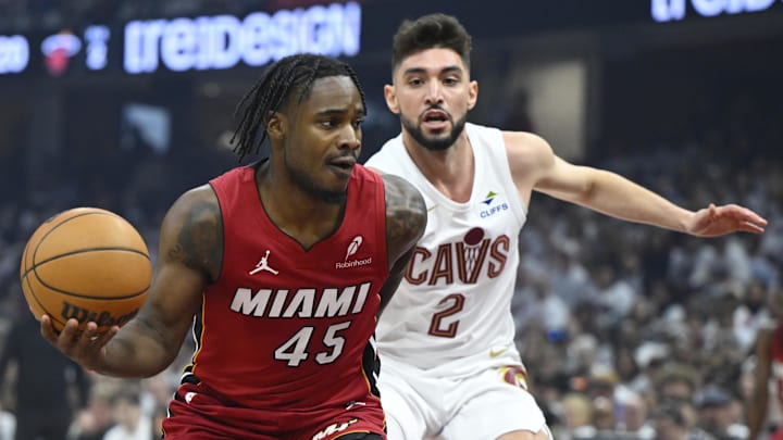 Miami Heat guard Davion Mitchell has seen his scoring total projection boosted after strong performances in Cleveland. The Heat trail their NBA playoff first-round series 2-0 as action shifts to South Florida.