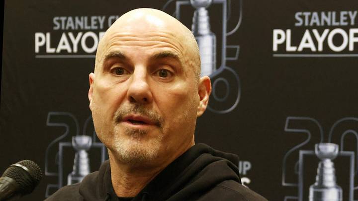 Apr 27, 2026; Pittsburgh, Pennsylvania, USA; Philadelphia Flyers head coach Rick Tocchet addresses the media before the game against the Pittsburgh Penguins in game five of the first round of the 2026 Stanley Cup Playoffs at PPG Paints Arena. Mandatory Credit: Charles LeClaire-Imagn Images Apr 27, 2026; Pittsburgh, Pennsylvania, USA; Philadelphia Flyers head coach Rick Tocchet addresses the media before the game against the Pittsburgh Penguins in game five of the first round of the 2026 Stanley Cup Playoffs at PPG Paints Arena. Mandatory Credit: Charles LeClaire-Imagn Images