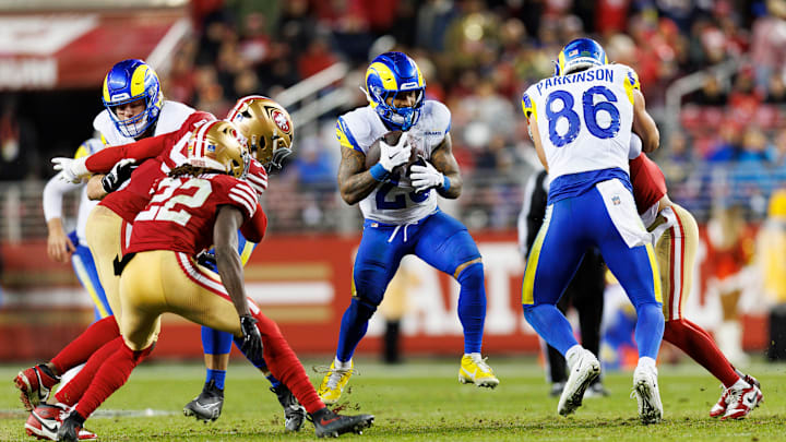 Los Angeles Rams Kyren Williams v San Francisco 49ers