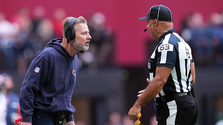 Eberflus says the Bears are turning in Sunday's game-losing field goal to the league for review.