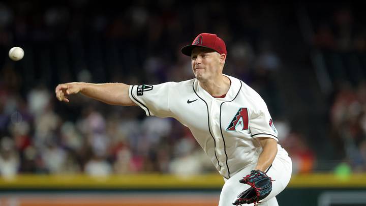 Arizona Diamondbacks pitcher Paul Sewald against the San Diego Padres at Chase Field. Arizona Diamondbacks pitcher Paul Sewald against the San Diego Padres at Chase Field.
