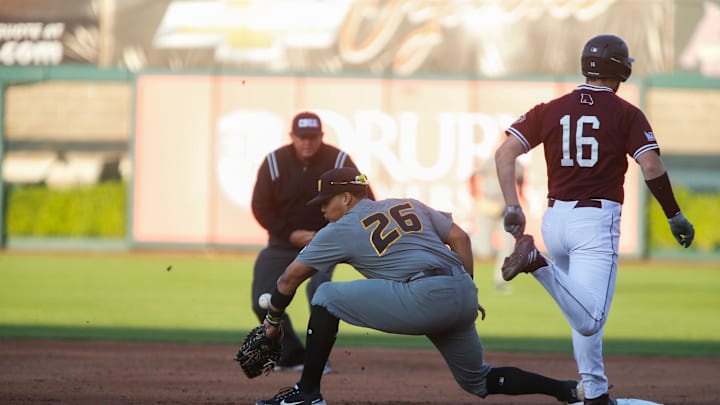 The Missouri State Bears took on the Mizzou Tigers at Hammons Field on Tuesday, April 26, 2022.

Tbaseball00515