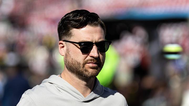Feb 8, 2026; Santa Clara, CA, USA; Seattle Seahawks quarterbacks coach Andrew Janocko against the New England Patriots during Super Bowl LX at Levi's Stadium. Mandatory Credit: Mark J. Rebilas-Imagn Images Feb 8, 2026; Santa Clara, CA, USA; Seattle Seahawks quarterbacks coach Andrew Janocko against the New England Patriots during Super Bowl LX at Levi's Stadium. Mandatory Credit: Mark J. Rebilas-Imagn Images