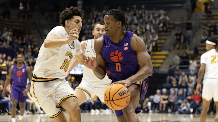 Clemson forward RJ Godfrey scored a team-high 13 points in the win over Cal on Saturday night. 