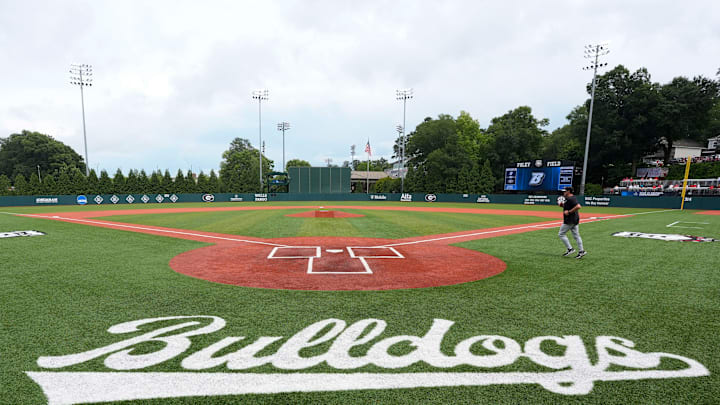 Foley Field is set before a NCAA Regionals game between Georgia and Binghamton in Athens, Ga., on Friday, May 30, 2025.