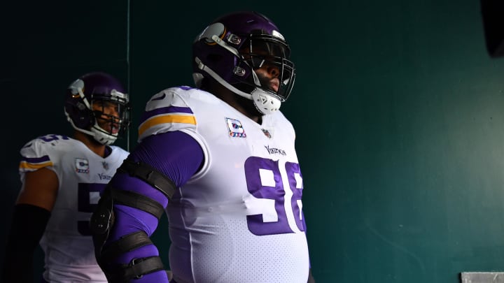 Minnesota Vikings defensive tackle Linval Joseph Minnesota Vikings defensive tackle Linval Joseph
