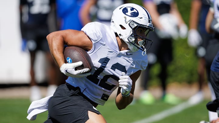 BYU running back Preston Rex at Fall Camp BYU running back Preston Rex at Fall Camp