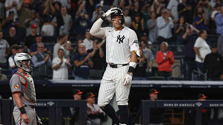 Aaron Judge blasted an American League-high 58 home runs during the 2024 season.