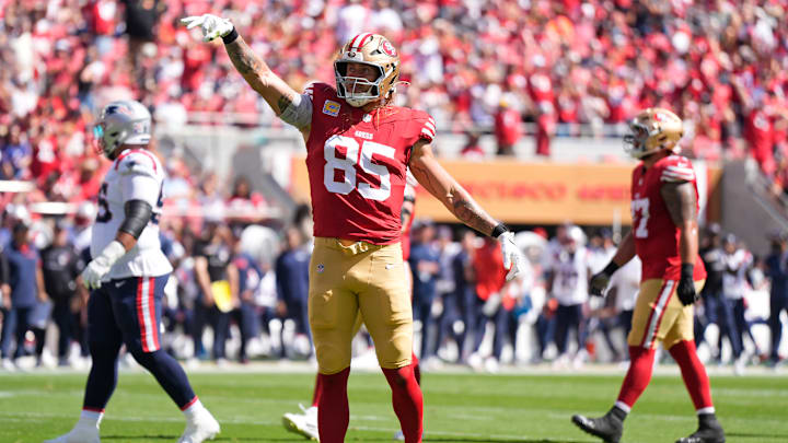 San Francisco 49ers tight end George Kittle (85)