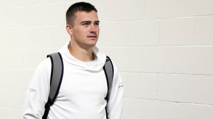 Sep 27, 2026; Pittsburgh, Pennsylvania, USA;  Cincinnati Bengals place kicker Evan McPherson (2) arrives at the stadium to play the Pittsburgh Steelers at Acrisure Stadium.  Mandatory Credit: Charles LeClaire-Imagn Images