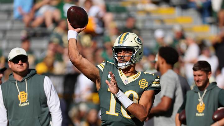 The Green Bay Packers and quarterback Jordan Love are favored in Week 6. The Green Bay Packers and quarterback Jordan Love are favored in Week 6.