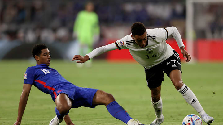 Jude Bellingham (l.) und Jamal Musiala gehören zu den größten Talenten Europas.