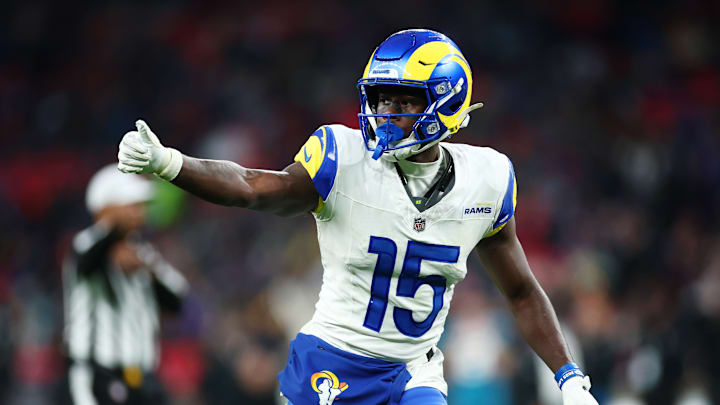 Los Angeles Rams wide receiver Konata Mumpfield (15)