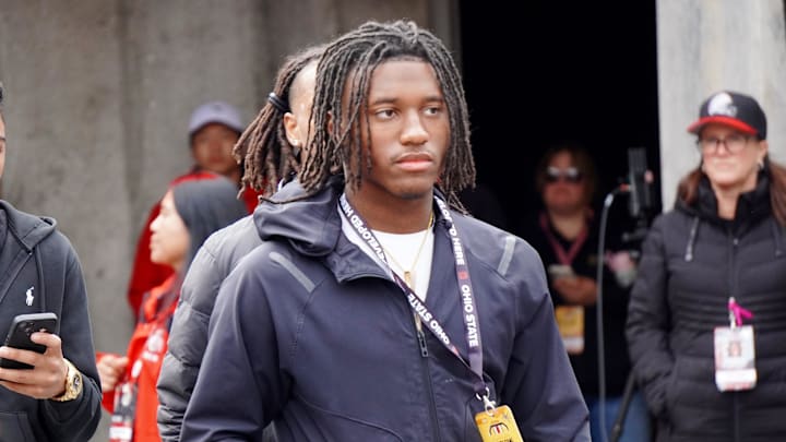 Hickory running back Kelvin Morrison attends the Ohio State football game against Penn State at Ohio Stadium on Nov. 1, 2025.