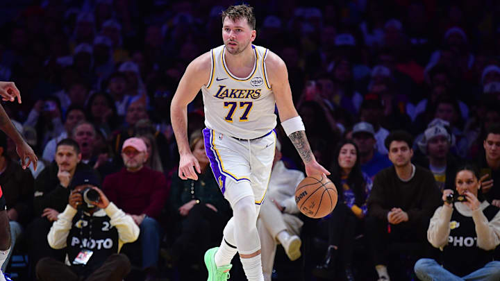 Los Angeles Lakers guard Luka Doncic is a great prop target on Sunday.