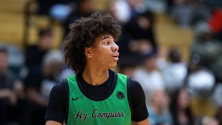 Jan 2, 2026; Mesa, AZ, USA; Arizona Compass Prep forward DeMarcus Henry (15) against Spire Institute (OH) during the HoopHall West Tournament at Skyline High School. Mandatory Credit: Mark J. Rebilas-Imagn Images Jan 2, 2026; Mesa, AZ, USA; Arizona Compass Prep forward DeMarcus Henry (15) against Spire Institute (OH) during the HoopHall West Tournament at Skyline High School. Mandatory Credit: Mark J. Rebilas-Imagn Images