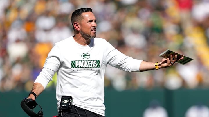 Green Bay Packers head coach Matt LaFleur