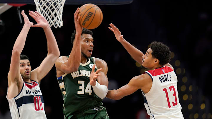 Milwaukee Bucks v Washington Wizards