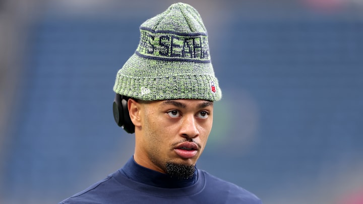 Jaxon Smith-Njigba of the Seattle Seahawks Jaxon Smith-Njigba of the Seattle Seahawks