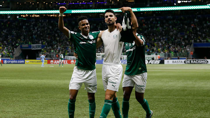 Estêvão fez o último jogo dele no Allianz pelo Palmeiras