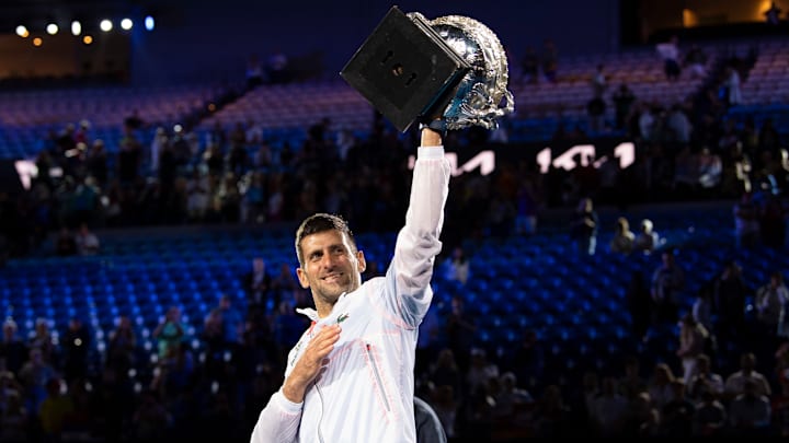 Novak Djokovic igualó a Rafael Nadal con 22 coronas de Grand Slam
