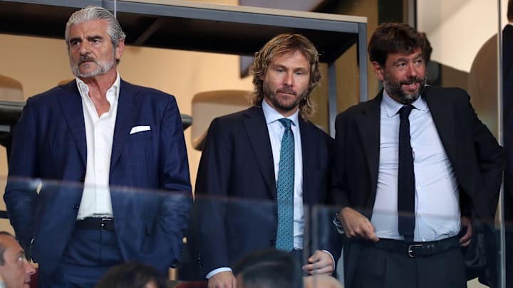 Pavel Nedved, Maurizio Arrivabene, Andrea Agnelli