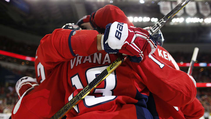 Jakub Vrana, Washington Capitals Mandatory Credit: Geoff Burke-USA TODAY Sports