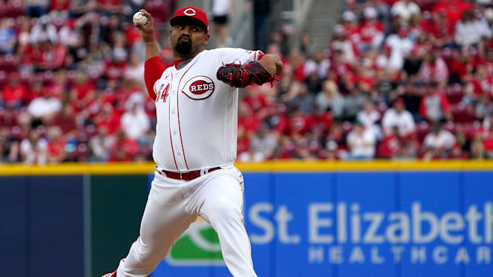 Cincinnati Reds starting pitcher Tony Santillan