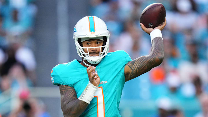 Miami Dolphins quarterback Tua Tagovailoa