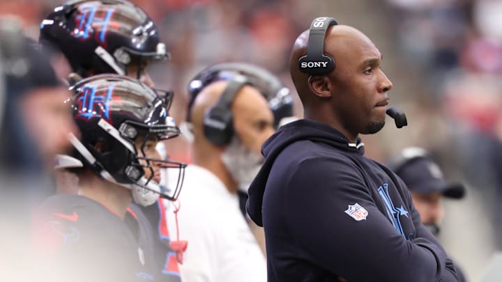Jan 4, 2026; Houston, Texas, USA; Houston Texans head coach Demeco Ryans stands on the sidelines against the Indianapolis Colts during the first half at NRG Stadium. Mandatory Credit: Troy Taormina-Imagn Images Jan 4, 2026; Houston, Texas, USA; Houston Texans head coach Demeco Ryans stands on the sidelines against the Indianapolis Colts during the first half at NRG Stadium. Mandatory Credit: Troy Taormina-Imagn Images