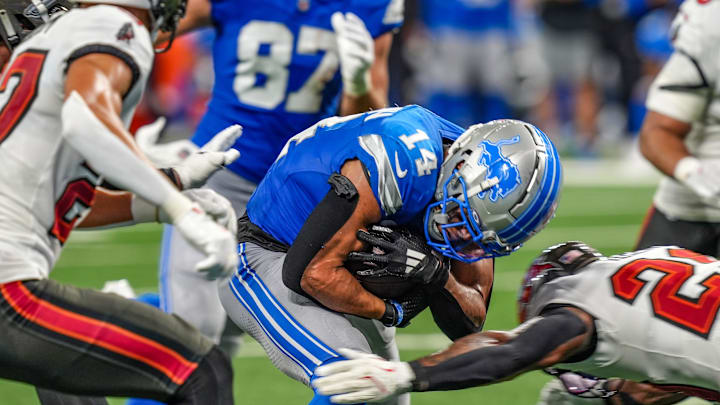 Detroit Lions wide receiver Amon-Ra St. Brown.