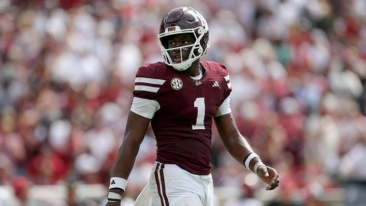 Mississippi State Bulldogs quarterback Kamario Taylor. Mississippi State Bulldogs quarterback Kamario Taylor.