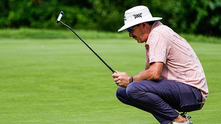 PGA Tour golfer Joel Dahmen was penalized four strokes on Thursday for accidentally carrying an extra club in his bag.