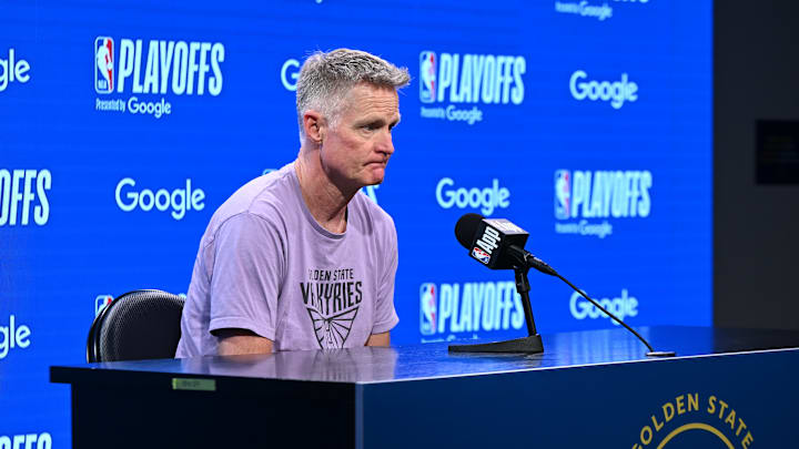 NBA Playoffs: Press conference of Timberwolves vs Warriors in San Francisco
