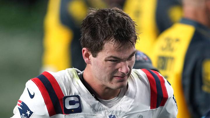 New England Patriots quarterback Drake Maye