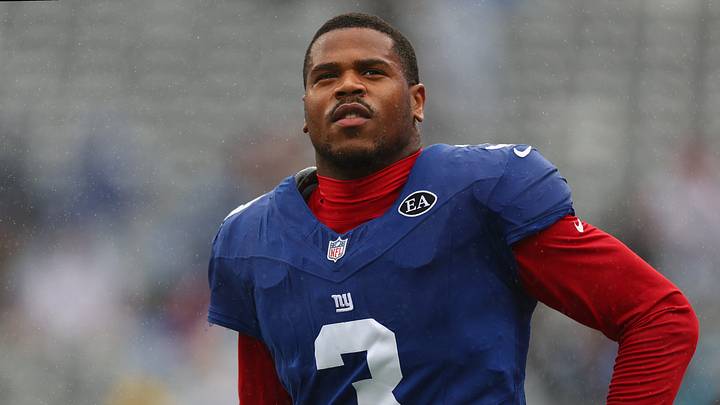 New York Giants linebacker Abdul Carter has missed both days of practice this week with a calf injury. New York Giants linebacker Abdul Carter has missed both days of practice this week with a calf injury.