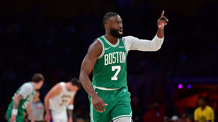 Boston Celtics star Jaylen Brown. Boston Celtics star Jaylen Brown.