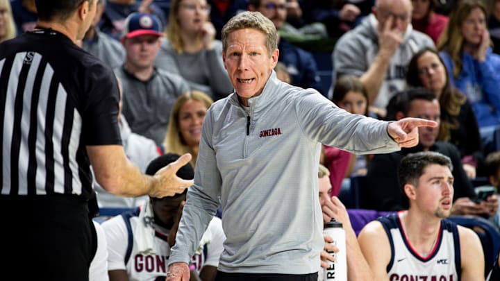 Gonzaga Bulldogs head coach Mark Few.