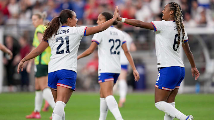 United States v Australia - 2025 SheBelieves Cup