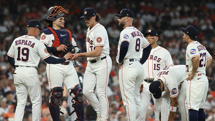 Houston Astros pitcher Bryan King (74) Credit: Troy Taormina-Imagn Images
