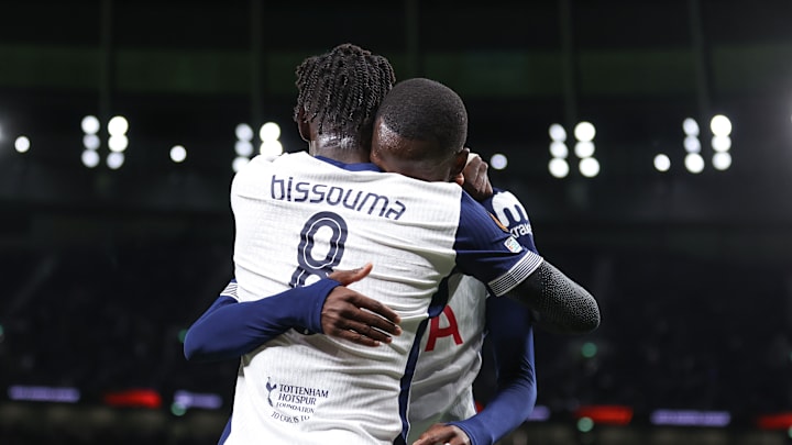 Yves Bissouma and Pape Matar Sarr in action for Spurs
