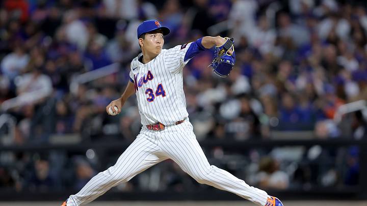 Sep 14, 2026; New York City, New York, USA; New York Mets relief pitcher Kodai Senga (34) pitches against the Baltimore Orioles during the ninth inning at Citi Field. Mandatory Credit: Brad Penner-Imagn Images Sep 14, 2026; New York City, New York, USA; New York Mets relief pitcher Kodai Senga (34) pitches against the Baltimore Orioles during the ninth inning at Citi Field. Mandatory Credit: Brad Penner-Imagn Images